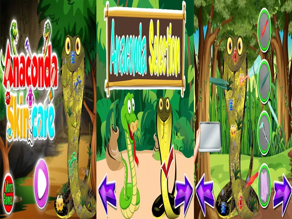 Crazy Anaconda Washing Salon & Cleaning Simulator iPad  স্ক্রিনশট